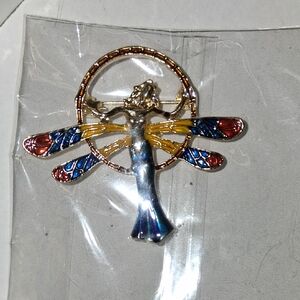 Fashion Jewelry Multicolor Dragonfly Brooch
